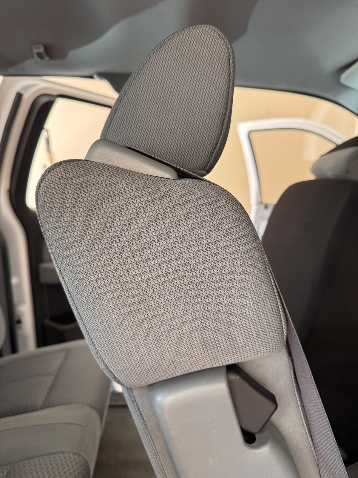 Car headrest clean after GraceWell cleaning